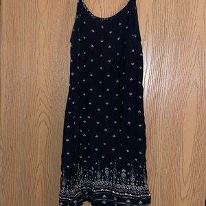 Black summer flowy dress! Size S